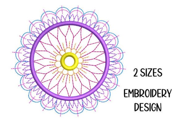 Delicate Mandala Flower Small Embroidery: A Designer’s Review