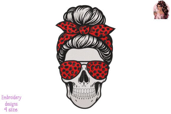 Firefighter Leopard Skull Embroidery Review for Seasonal Projects