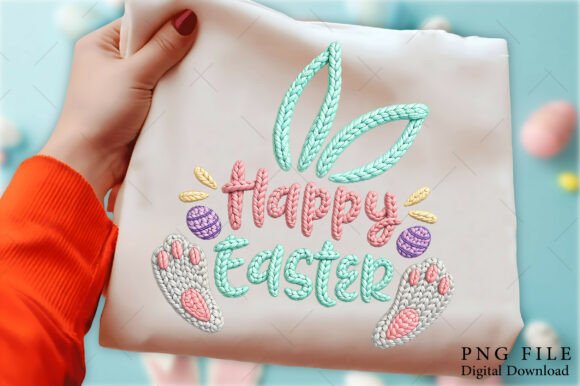 Happy Easter Faux Crochet Embroidery Pn Review