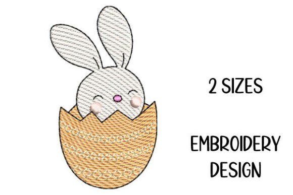Laughing Bunny Easter Egg Embroidery: A Springtime Seller?