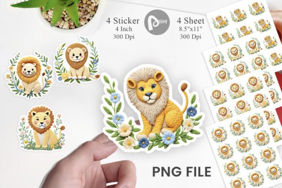 Lion Embroidery Sticker: A Seasonal Designer’s Review