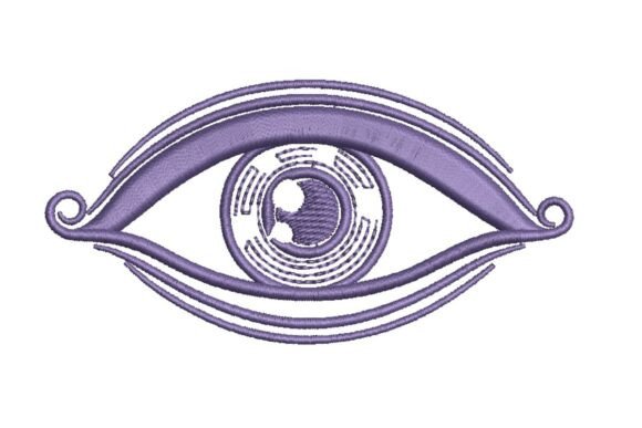 Mystical All-Seeing Eye Embroidery Design