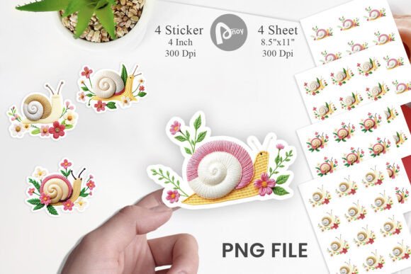 Snail Embroidery Sticker: A Seasonal Design Review for Holiday Makers
