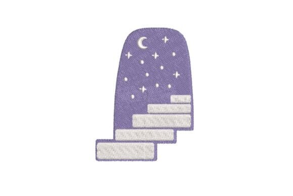 Stairway to the Stars Embroidery Design