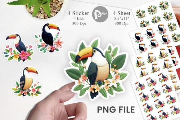 Toucan Embroidery Sticker: A Craft Fair Designer’s Review