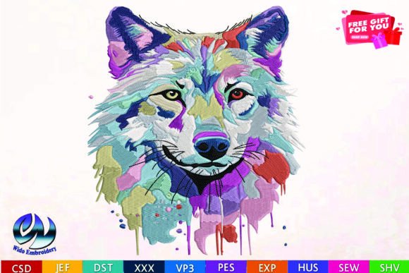 Wolf Machine Embroidery Design,10 Format Review